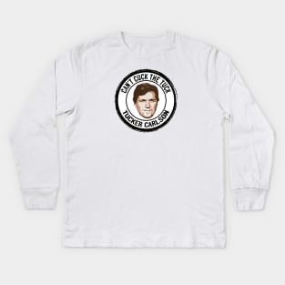 Tucker Carlson Kids Long Sleeve T-Shirt